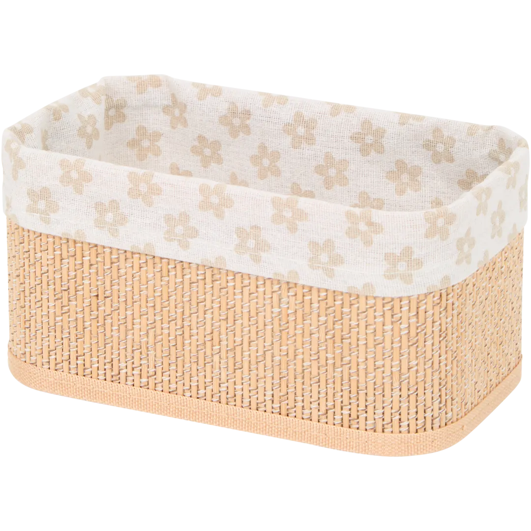 Panier de rangement en bambou 1