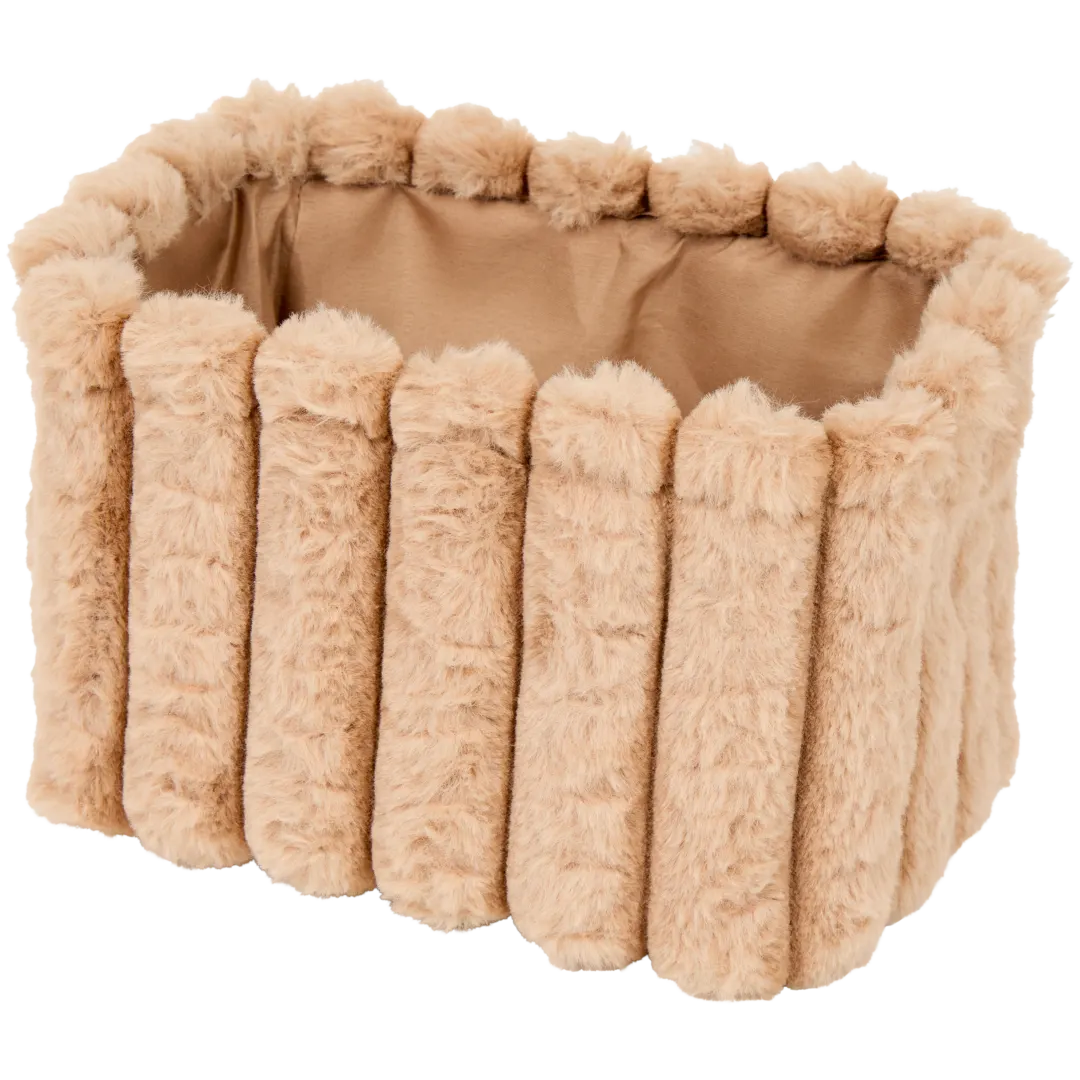 Panier de rangement en peluche 1