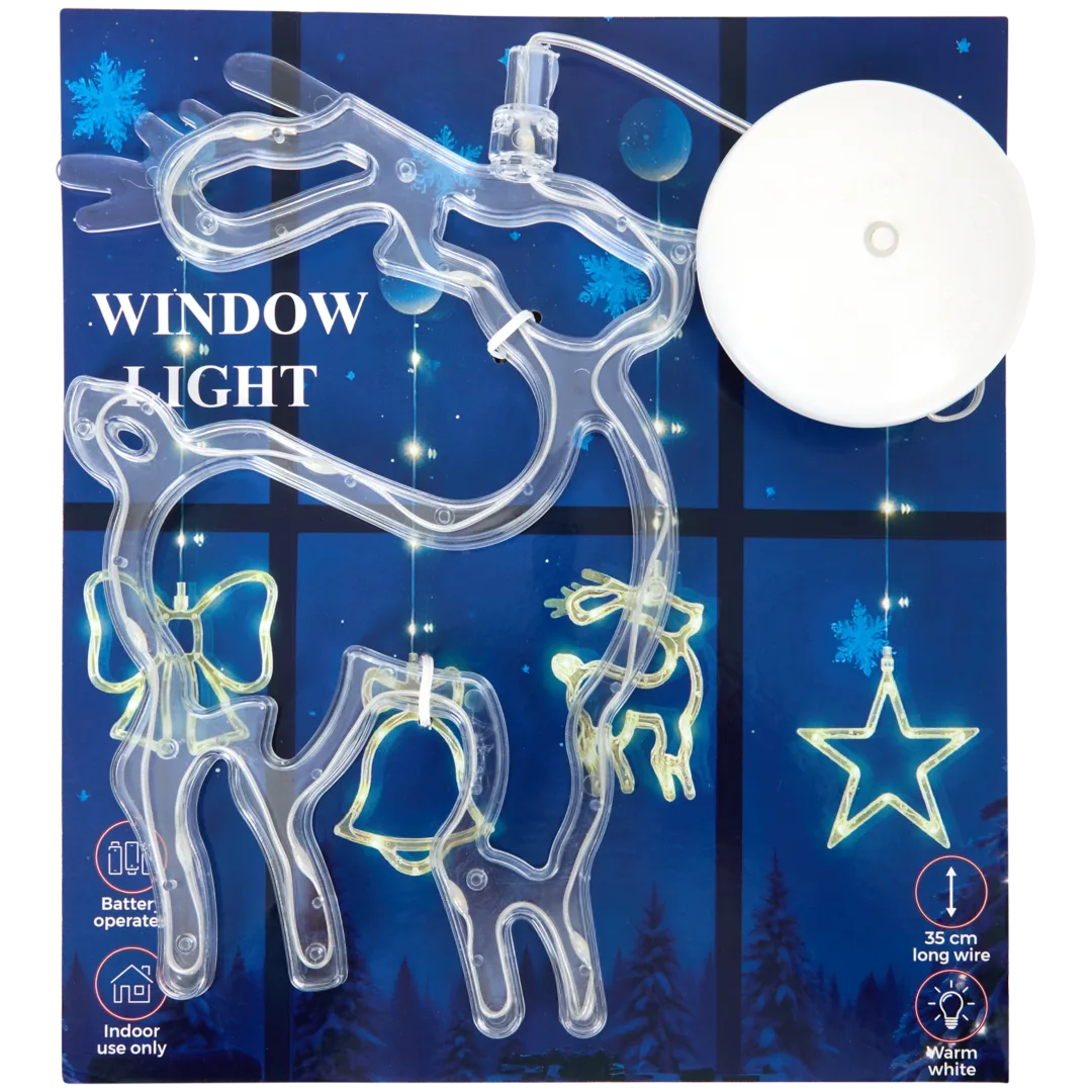 Wisząca figurka świąteczna z lampką LED 4