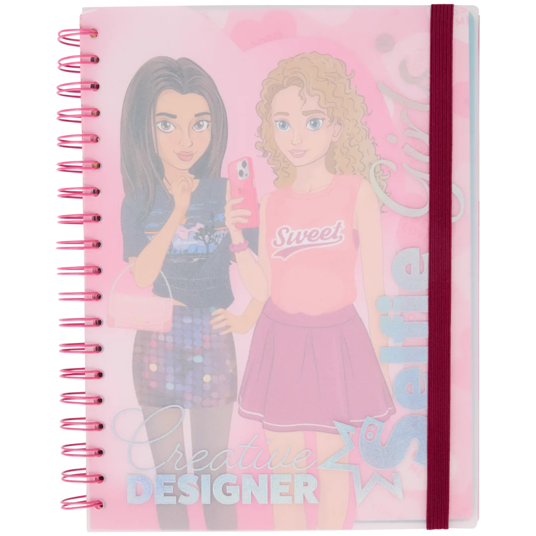 Kolorowanka Selfie Girls Creative Designer 4