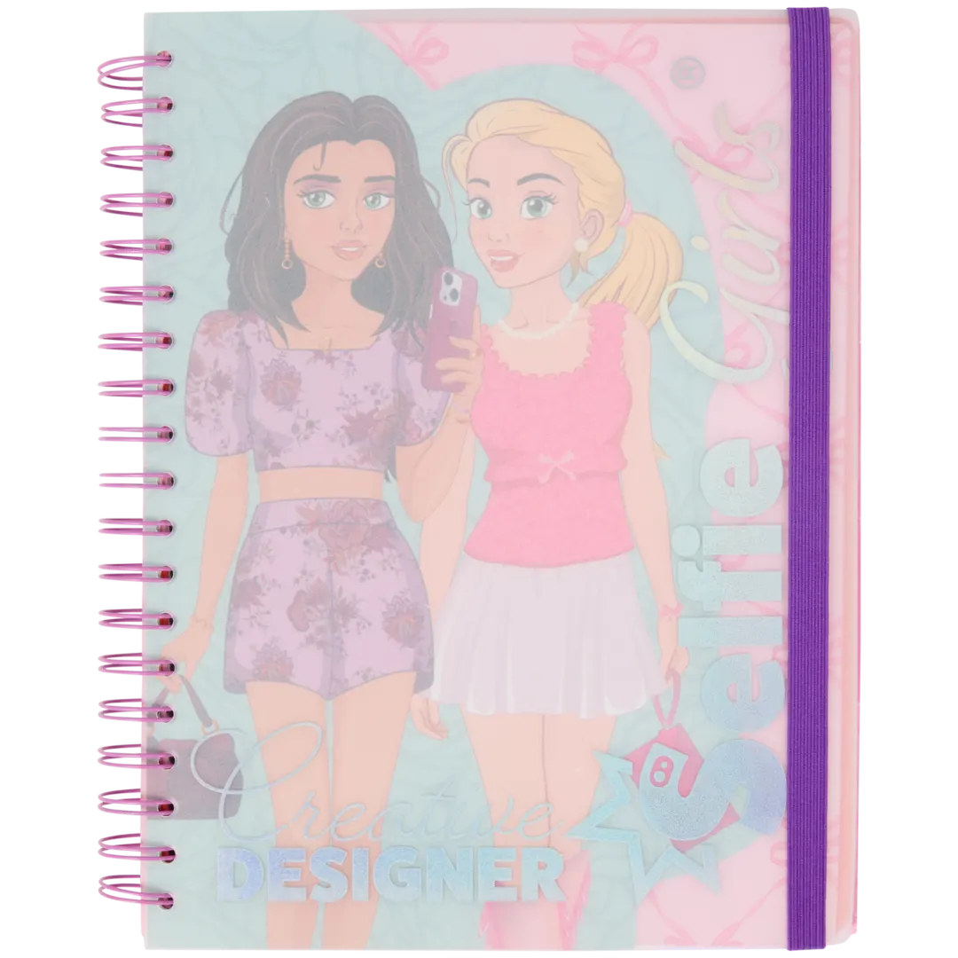 Kolorowanka Selfie Girls Creative Designer 3