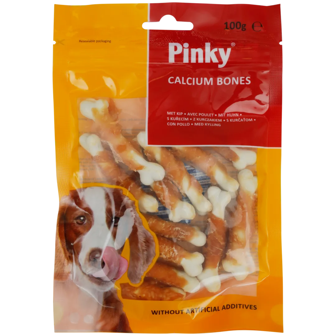 Snacks para cães Pinky Calcium Bones