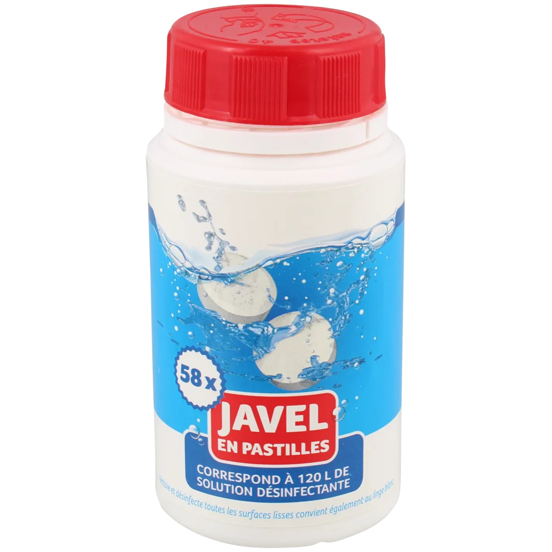 Tablettes d'eau de javel 1
