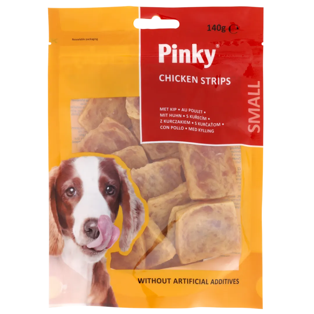 Snacks para cães Pinky Chicken Strips