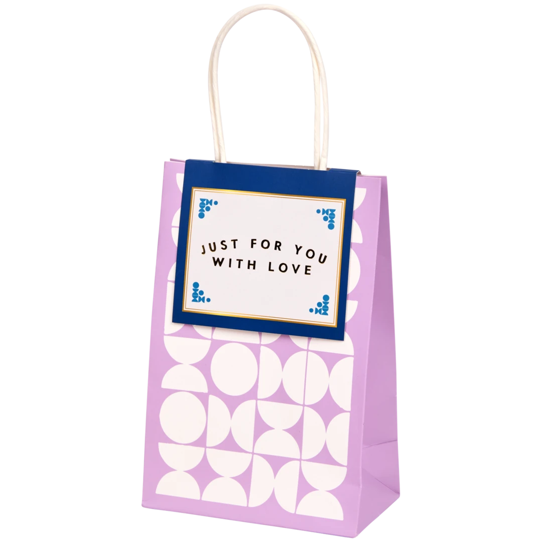 Saco de oferta com cartão Avec 4