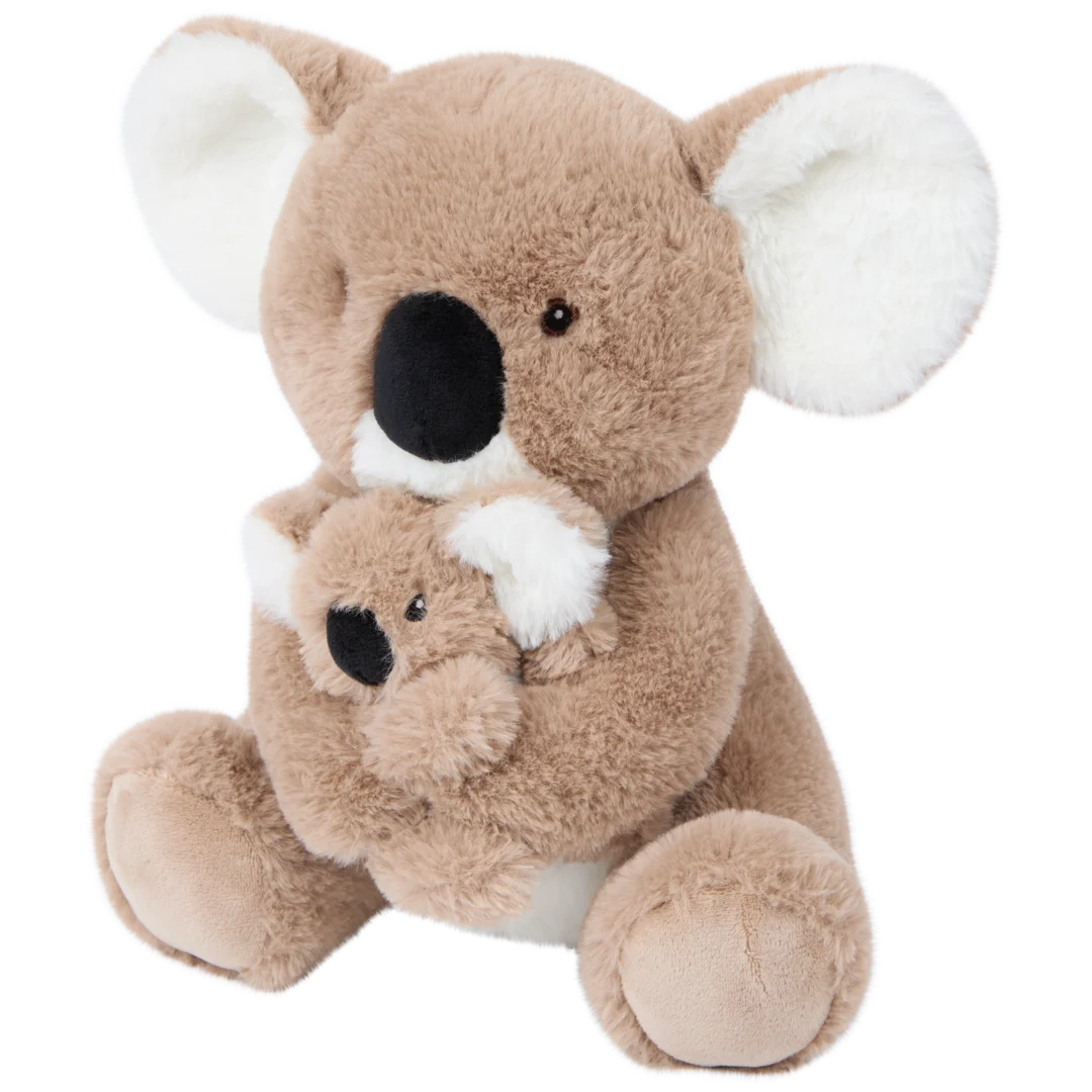 Nicotoy knuffeldier met jong 2