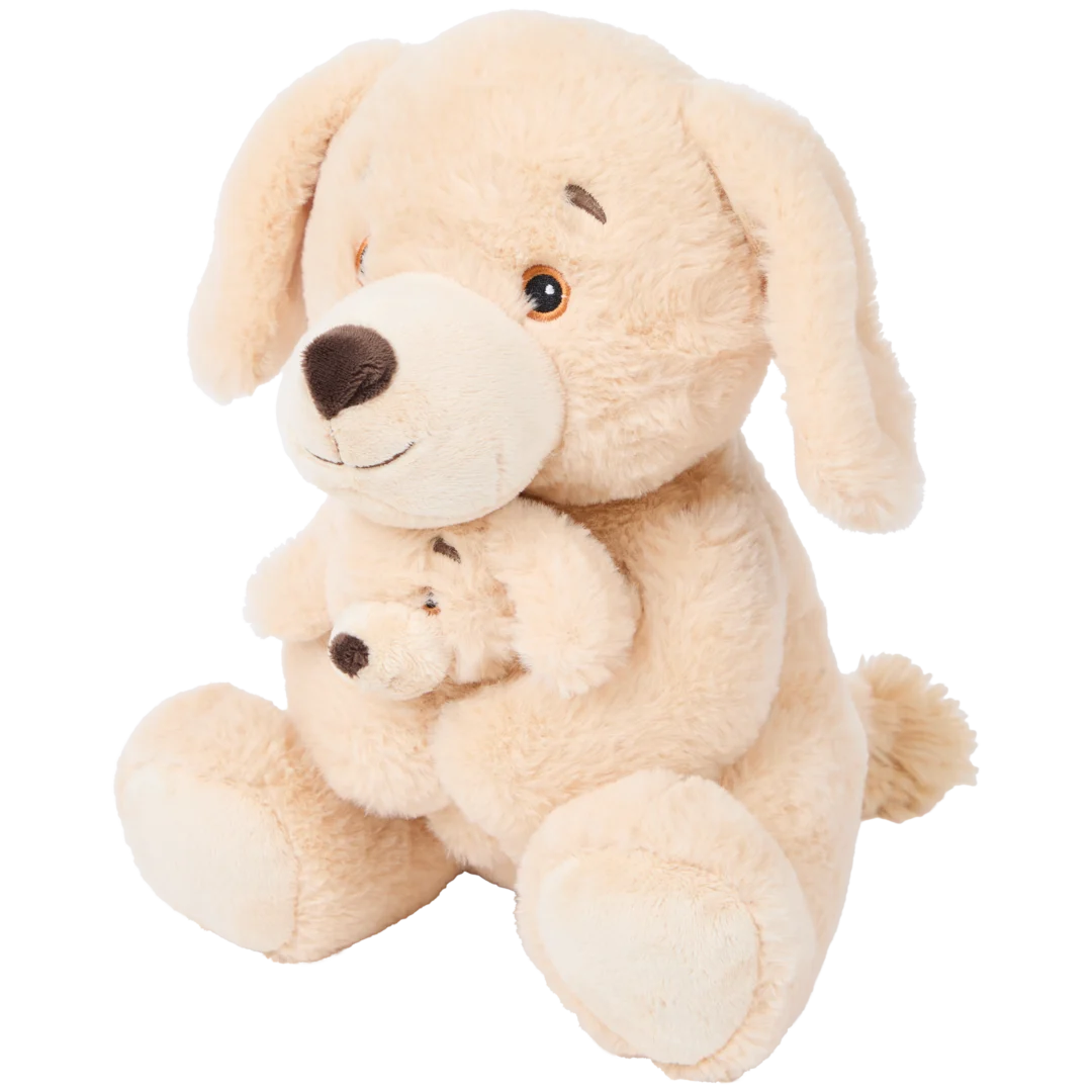 Nicotoy knuffeldier met jong 4