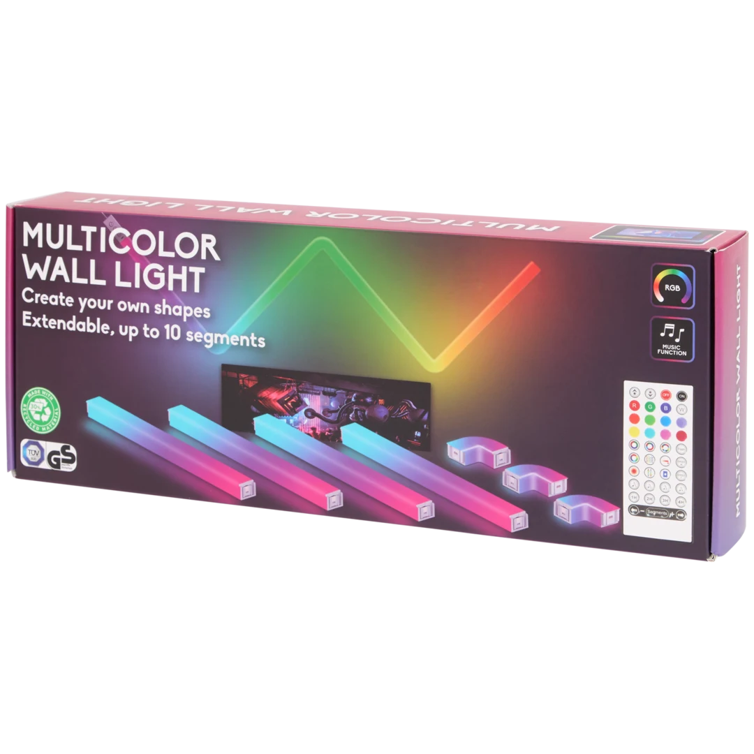 Barre lumineuse murale multicolore 1