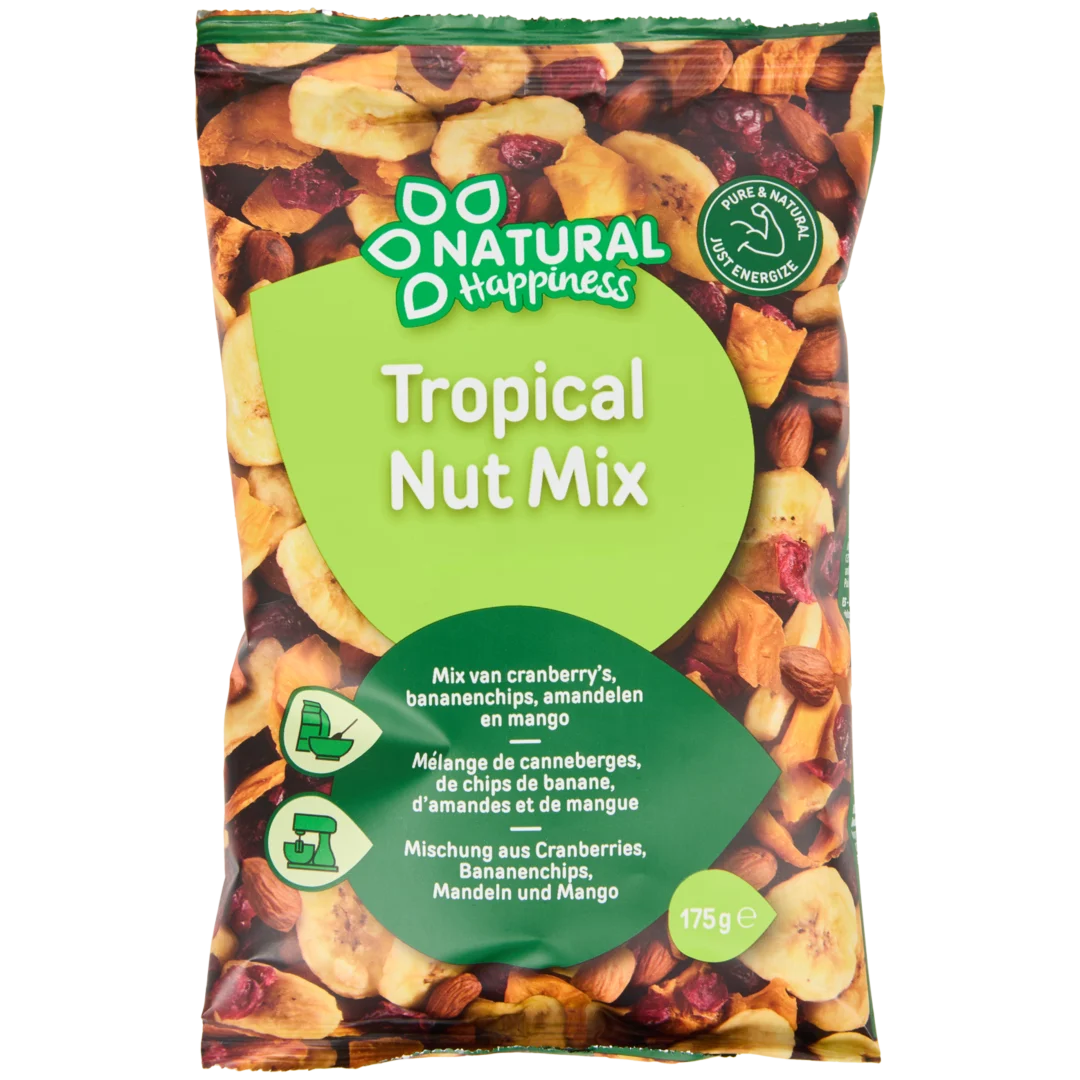 Natural Happiness Frucht- und Nussmix Tropical 1