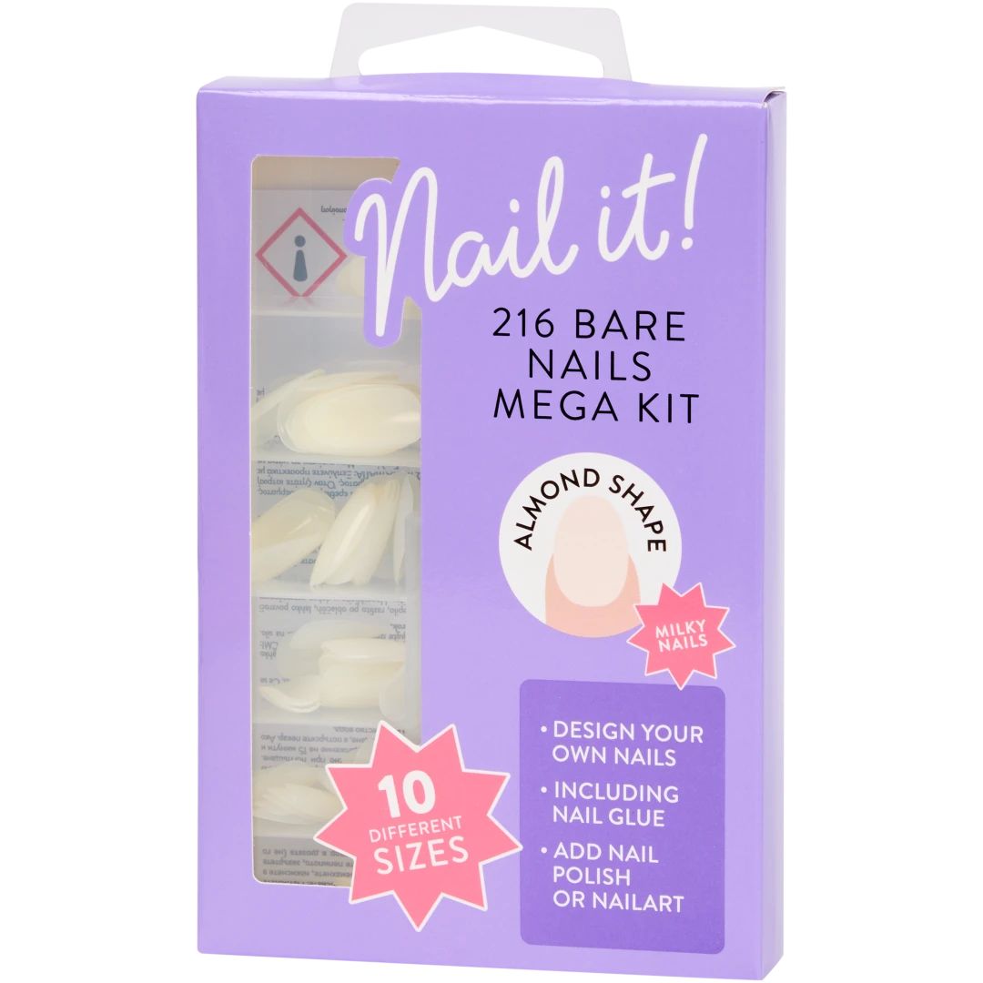 Uñas postizas con pegamento 3