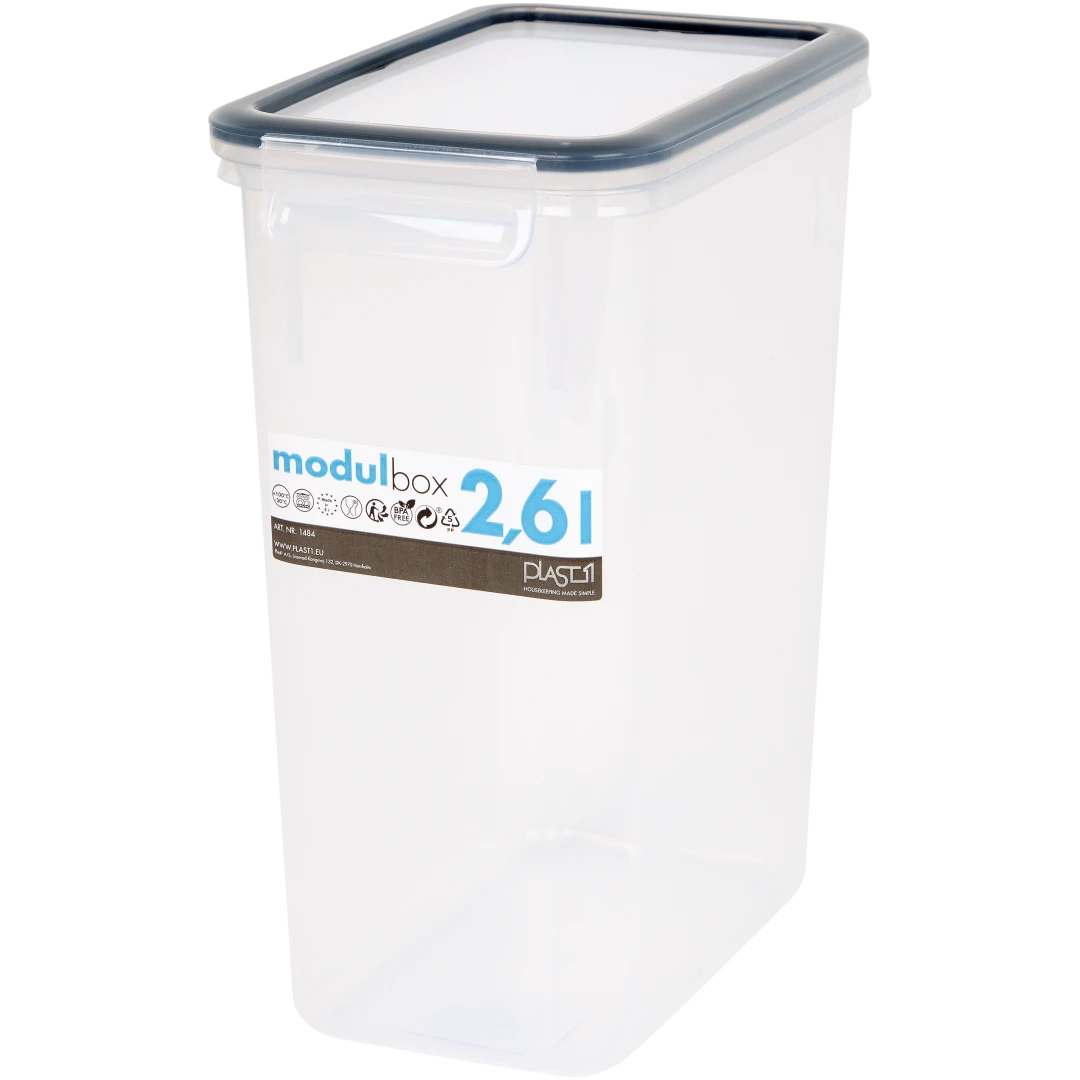 Plast1 Vorratsdose mit Klemmdeckel 3