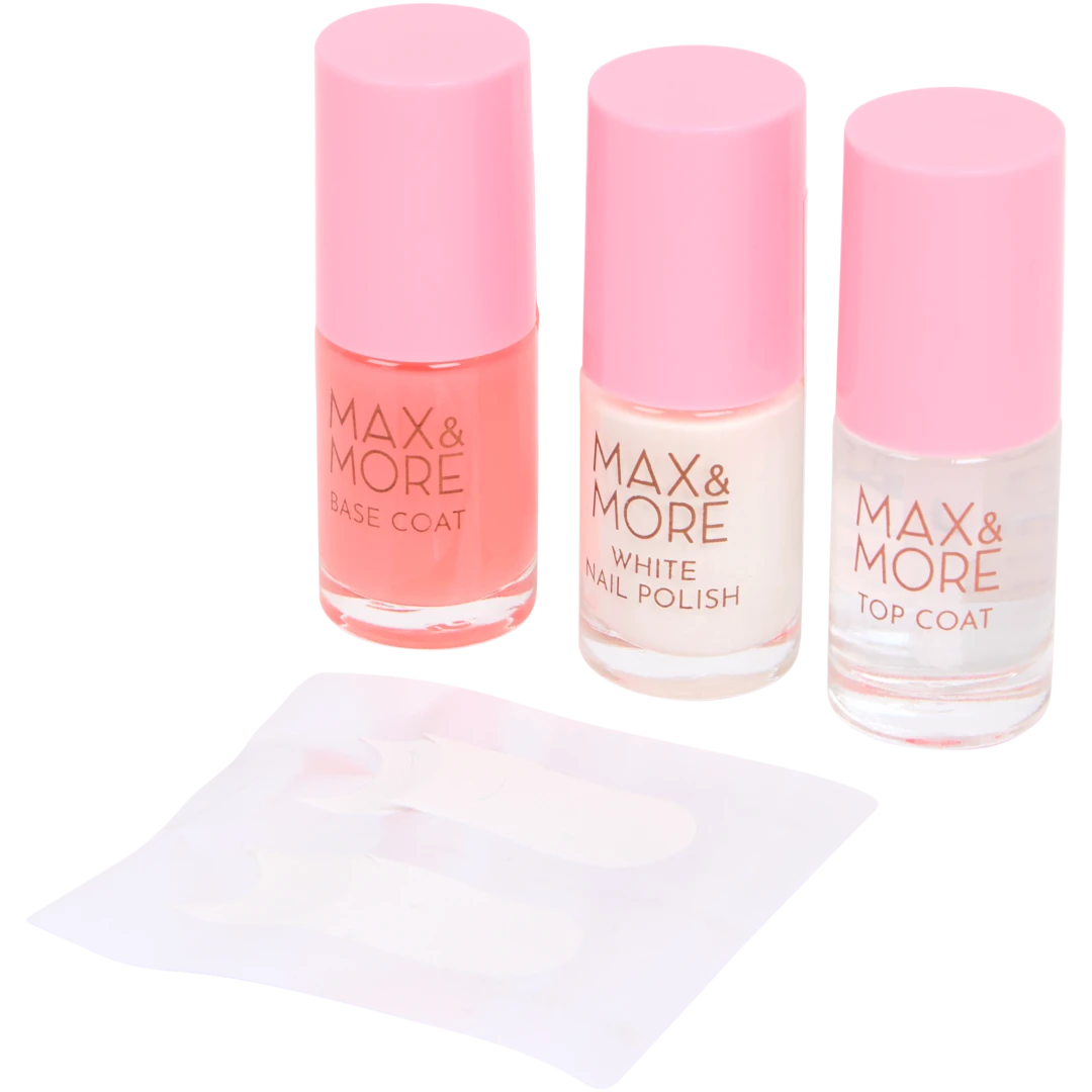 Set di smalti per french manicure Max & More 2