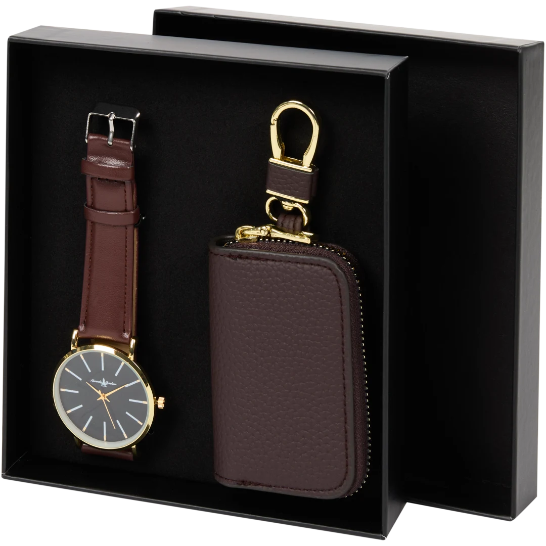 Cofanetto regalo con orologio e portachiavi Alexander Brixham 2