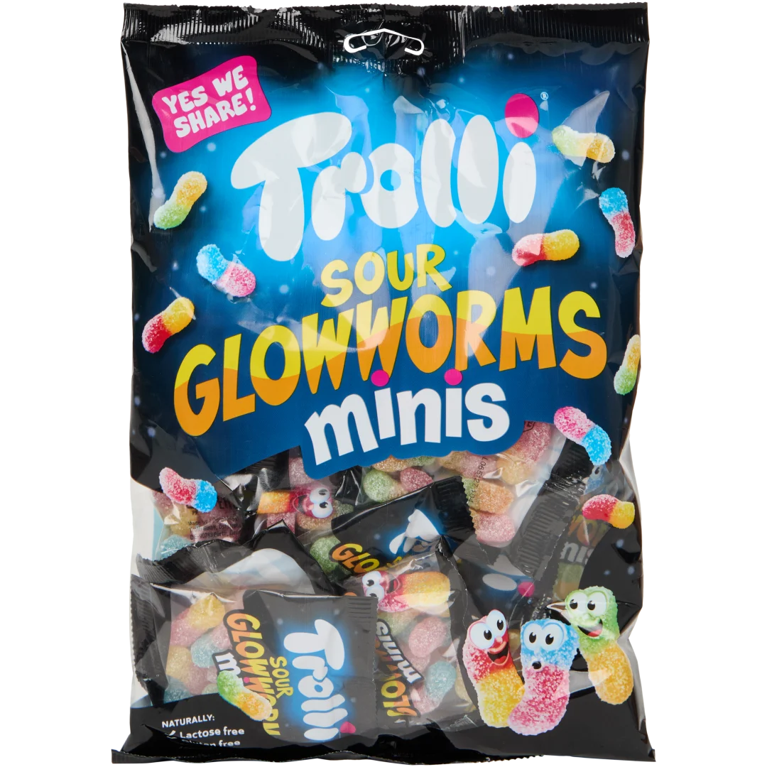 Multipak Glowworms Trolli Sours 1