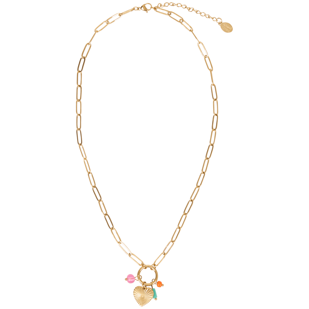 Collana Cuore Devil placcato oro - Etere Gioielli