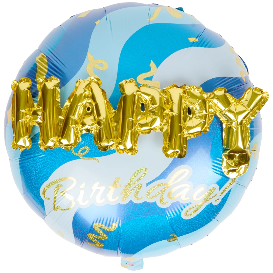 Ballon en aluminium Cool2Party Happy Birthday 3