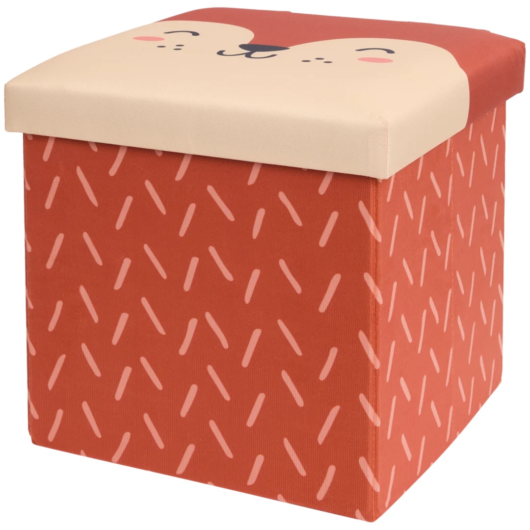 Panier De Rangement Pliant En Métal – Gris Charbon – Avec Poignées En Bois
