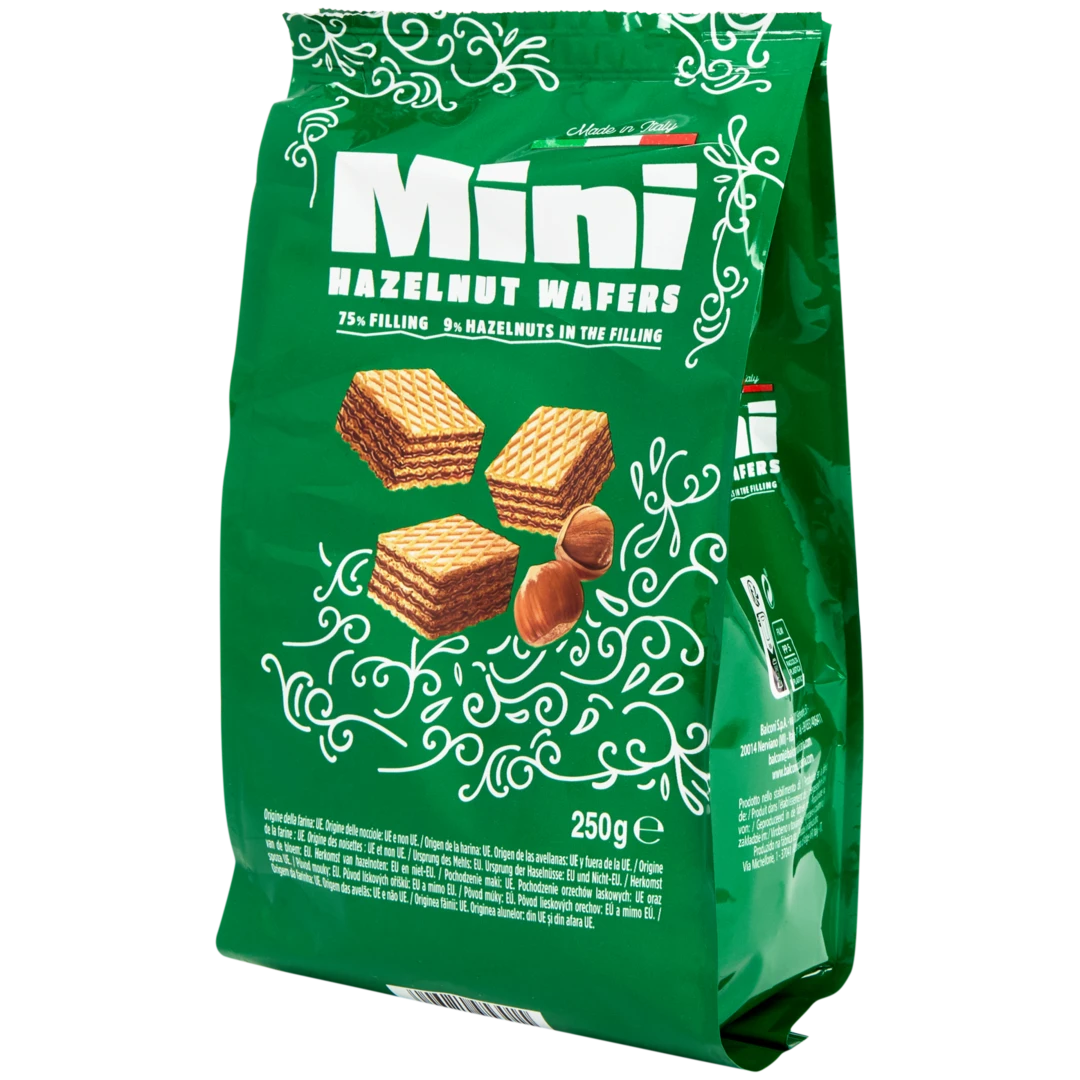 Miniwafle o smaku orzechów laskowych 1