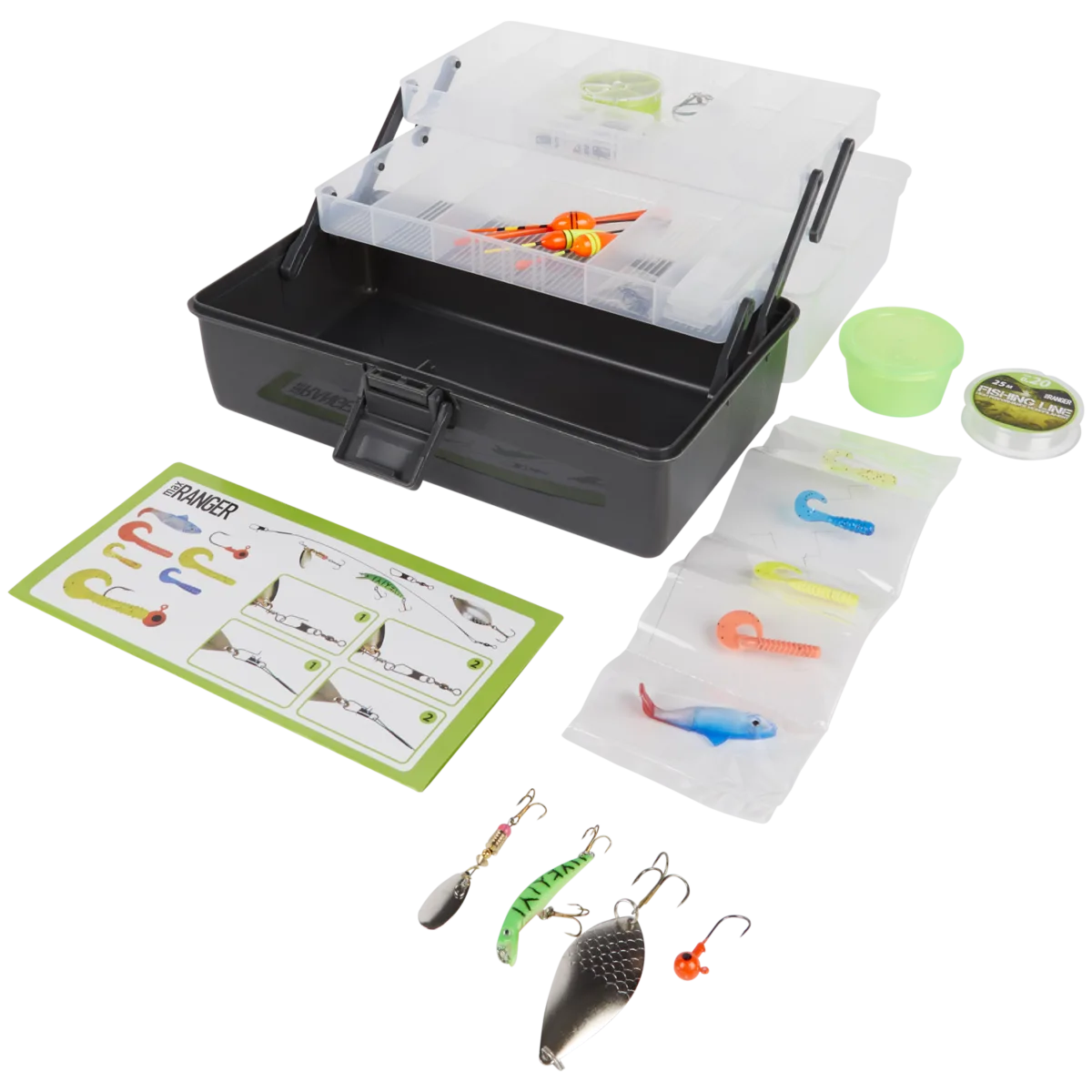 Caisse de pêche avec accessoires Max Ranger