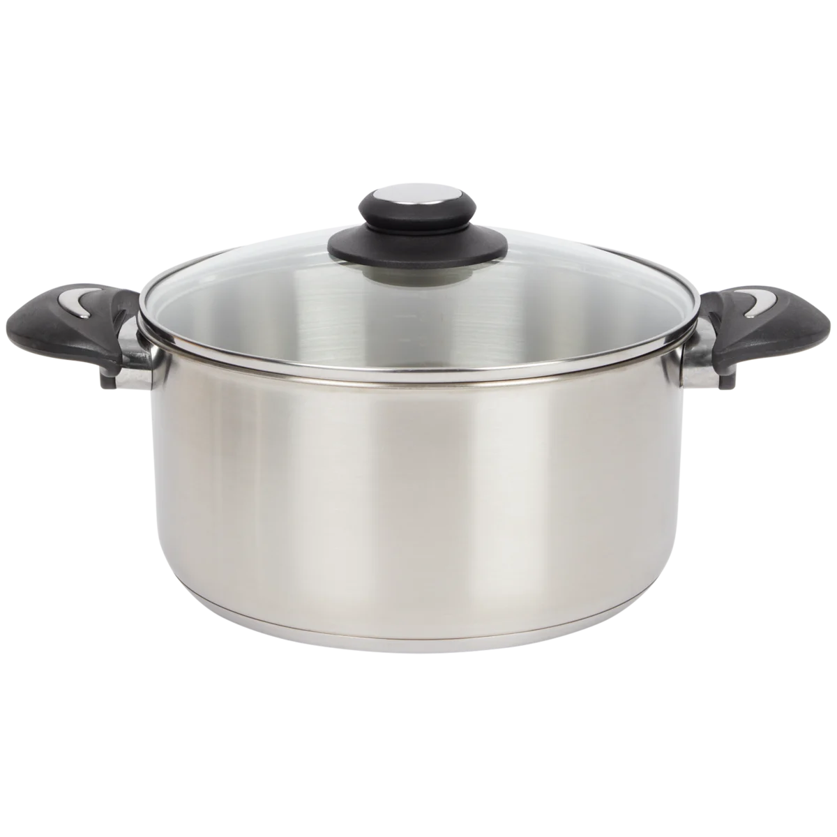 Casseruola Con Coperchio In Vetro Quttin 2,2 Litri - 24x6 Cm - Adatta A Induzione - 4