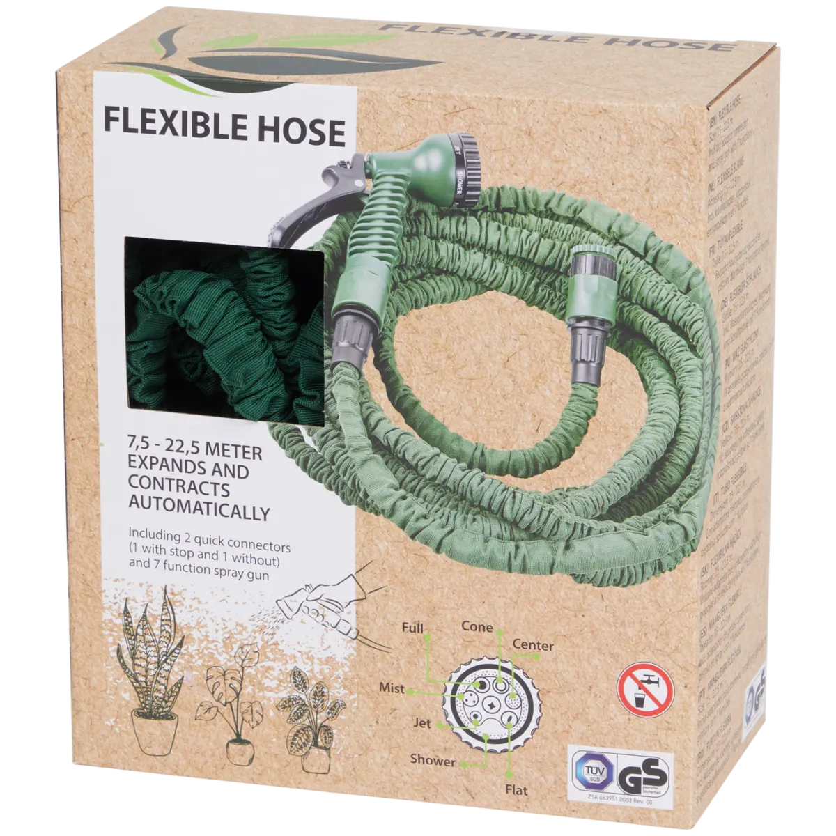 Tubo da giardino estensibile Fitt Ikon blu 15m | Leroy Merlin