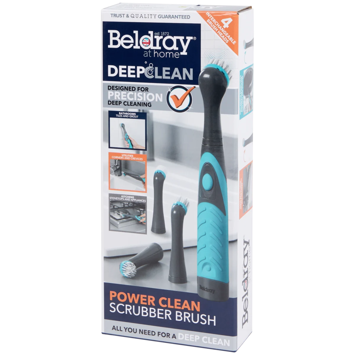 Brosse De Nettoyage électrique 5 En 1 – Sans Fil Rechargeable Rotative – Neuve
