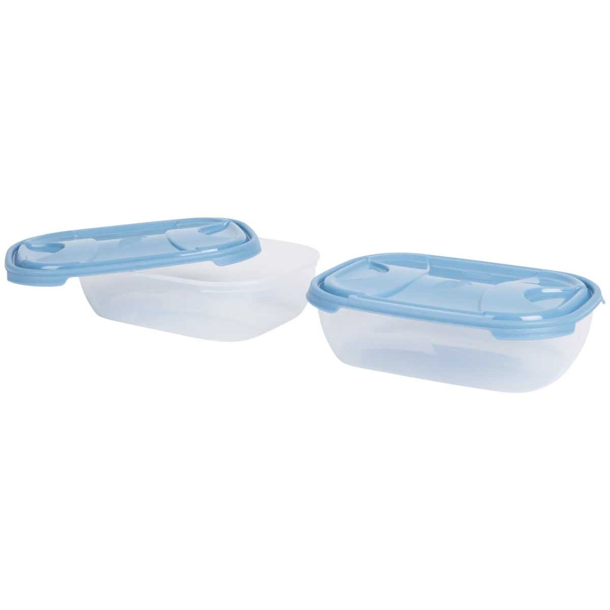 Caterserve 24 Contenitori Per Alimenti Con Coperchio Ermetico 946 Ml - Plastica Per Microonde E Congelatore, Lavabili