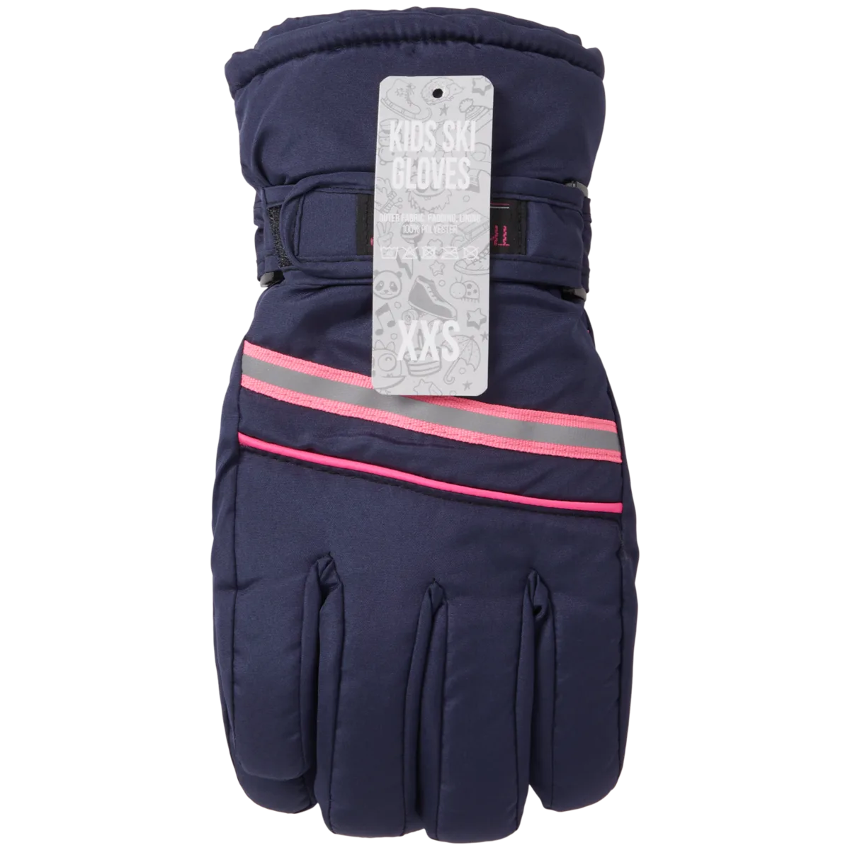 Guanti Invernali Bambini Impermeabili - Per Sci E Neve, Caldi, Con Chiusura Velcro - Foto 2