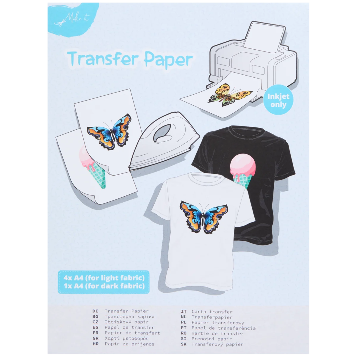 Transferpapier Zelf Shirt Bedrukken Hema Transferpapier Hema