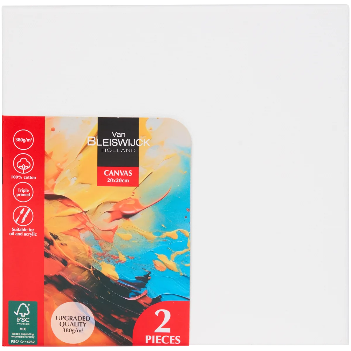 TYBYBB Toiles à Peindre 6 PCS - Set Canvas 30x20 20x15 15x10 Cm Pour Artistes Et Enfants