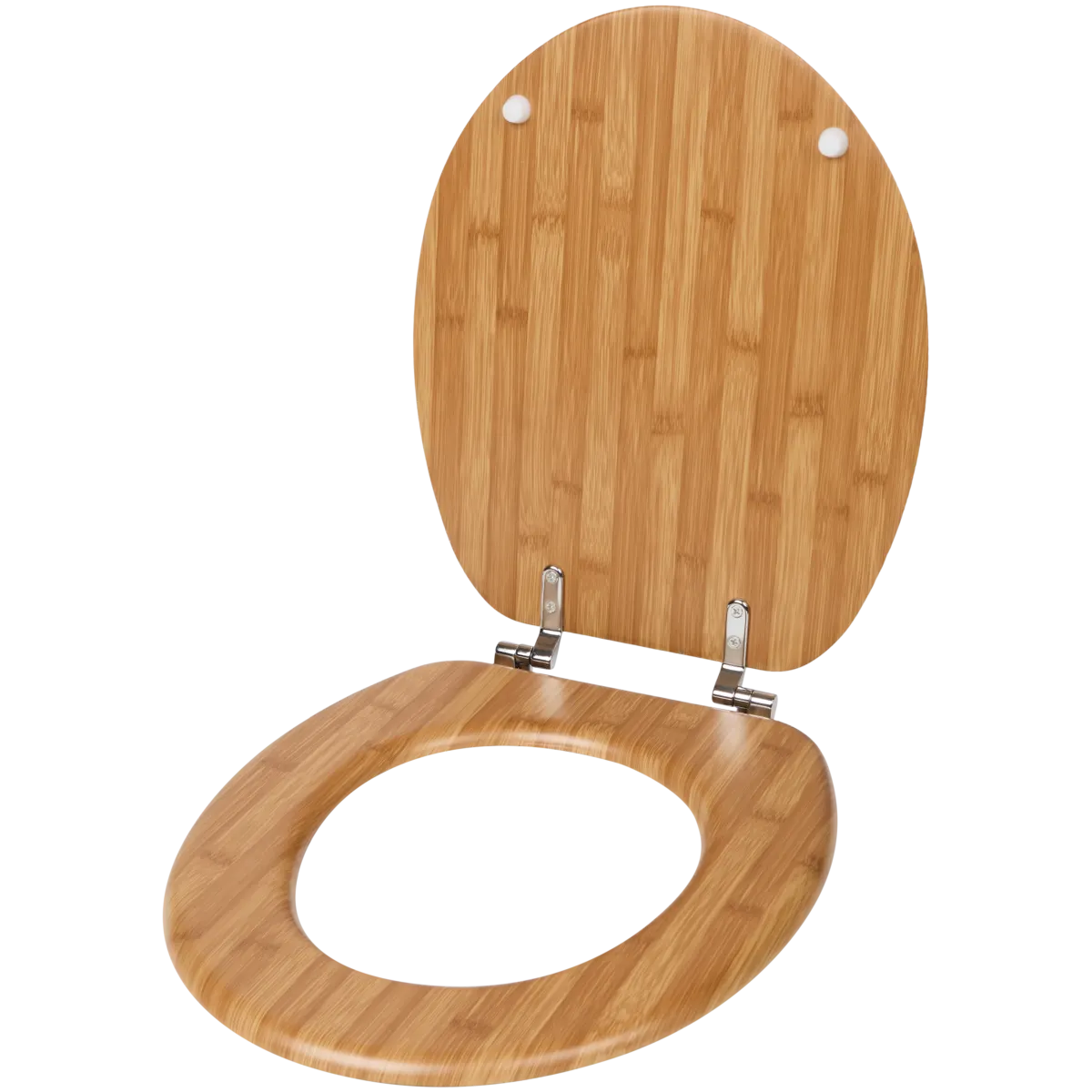 WC-Brille aus Holz – Schwarz, Braun, Weiß