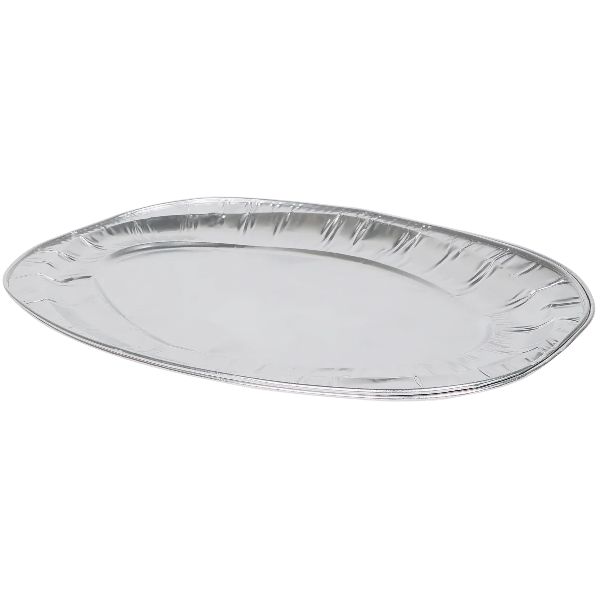 Dumil Servierschalen – 43 x 28 cm, 2 Stück, Aluminium, Silver