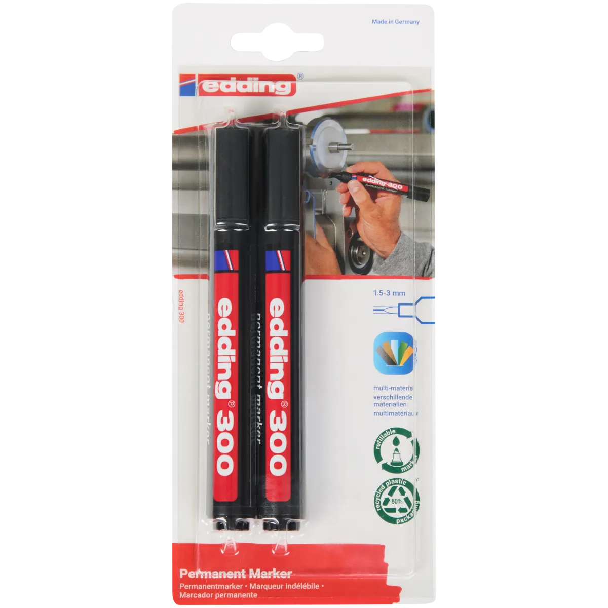 Edding 4 780 9 049 Extra Fine Proiettile Punta Vernice - Foto 5