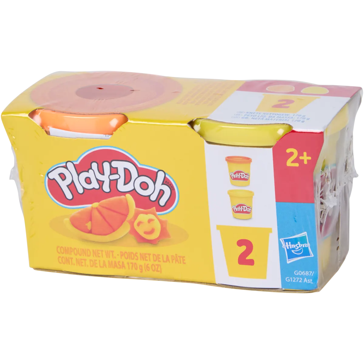 Play-Doh Collezione Confetti – 6 Vasetti Da 60g Con Coriandoli E 2 Stampini