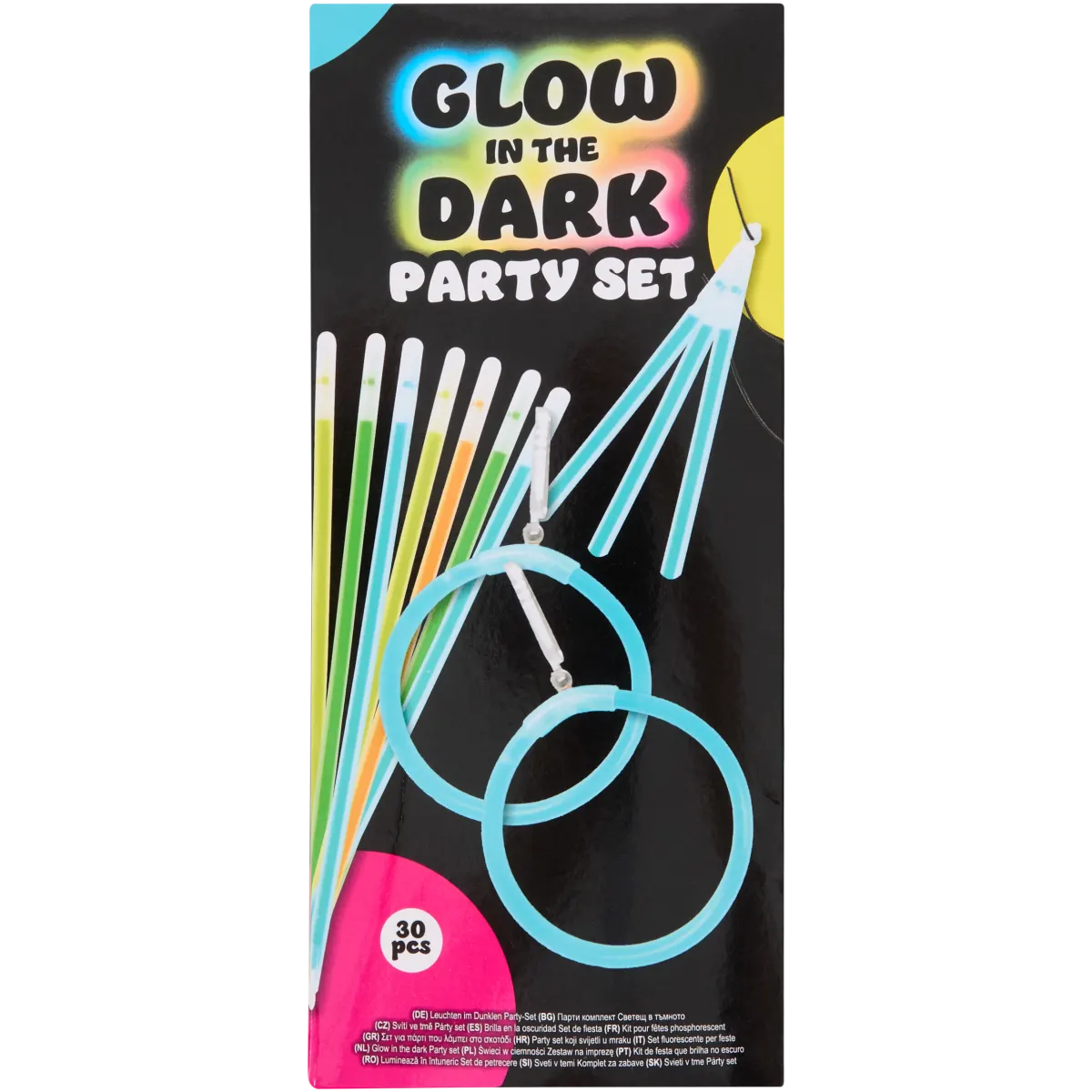 300 Bâtons Lumineux 20cm + Connecteurs - 7 Couleurs - Brillent 6h - Pour Fêtes, Mariages, Halloween