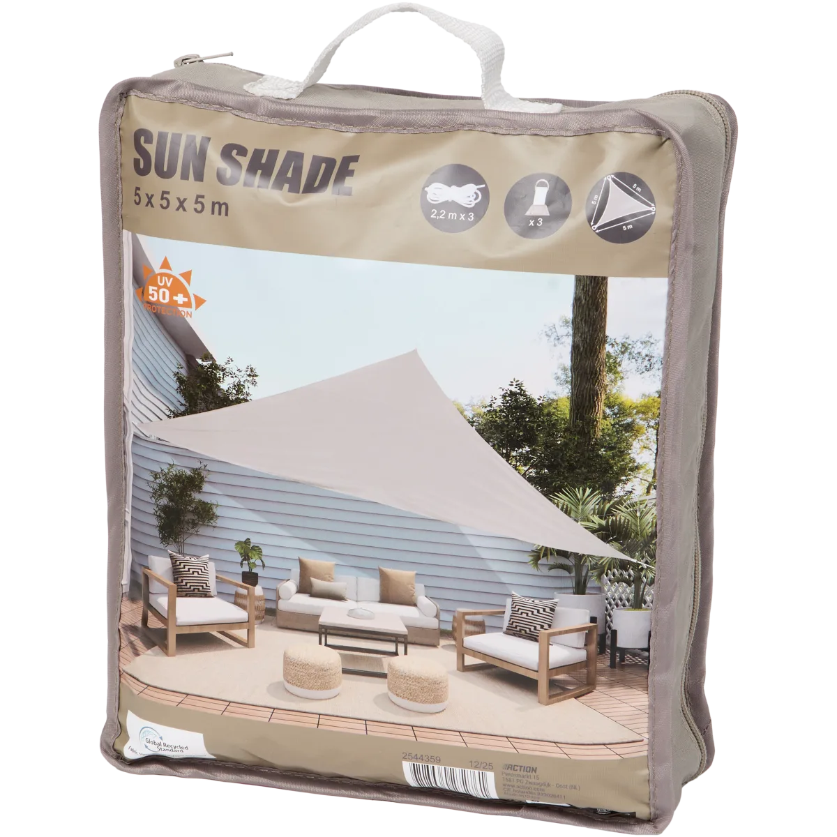 Sonnensegel  5 x 5 m | Action DE