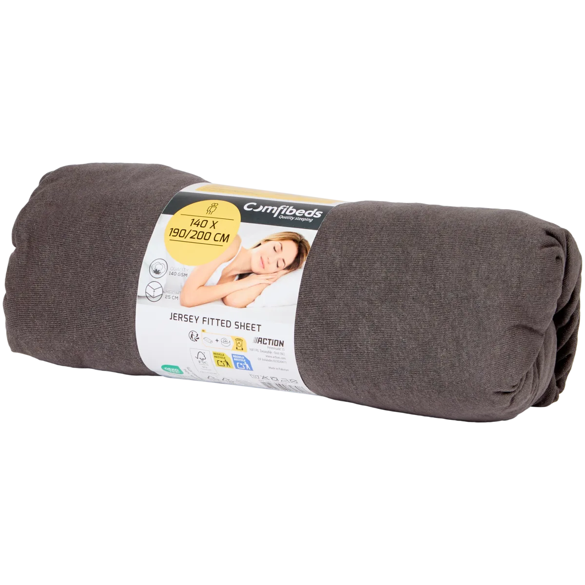 Fundas Colchón Algodón Sábana Bajera Ajustable Vency - Algodón 100% Punto Premium - 140x200 Cm Blanco - Altura 35 Cm Ropa Cama Premium