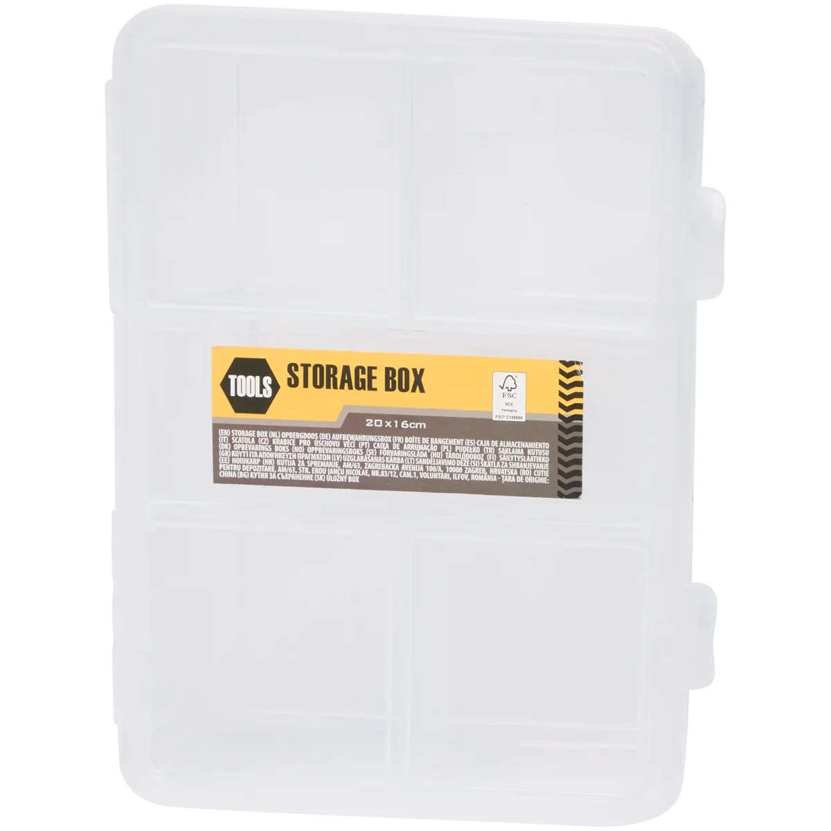 Scatola PortaTrottole Da Battaglia Con Manico – Organizer In Plastica Con Scomparti Per Accessori, Facile Da Aprire
