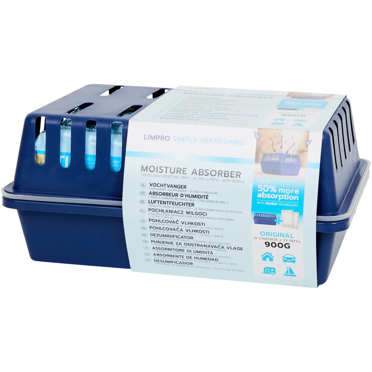 Limpro Luftentfeuchter – Blau