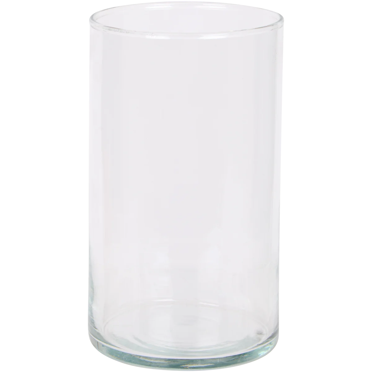 Vase Alice – 10 x 10 x 20 cm, Transparant, Glas