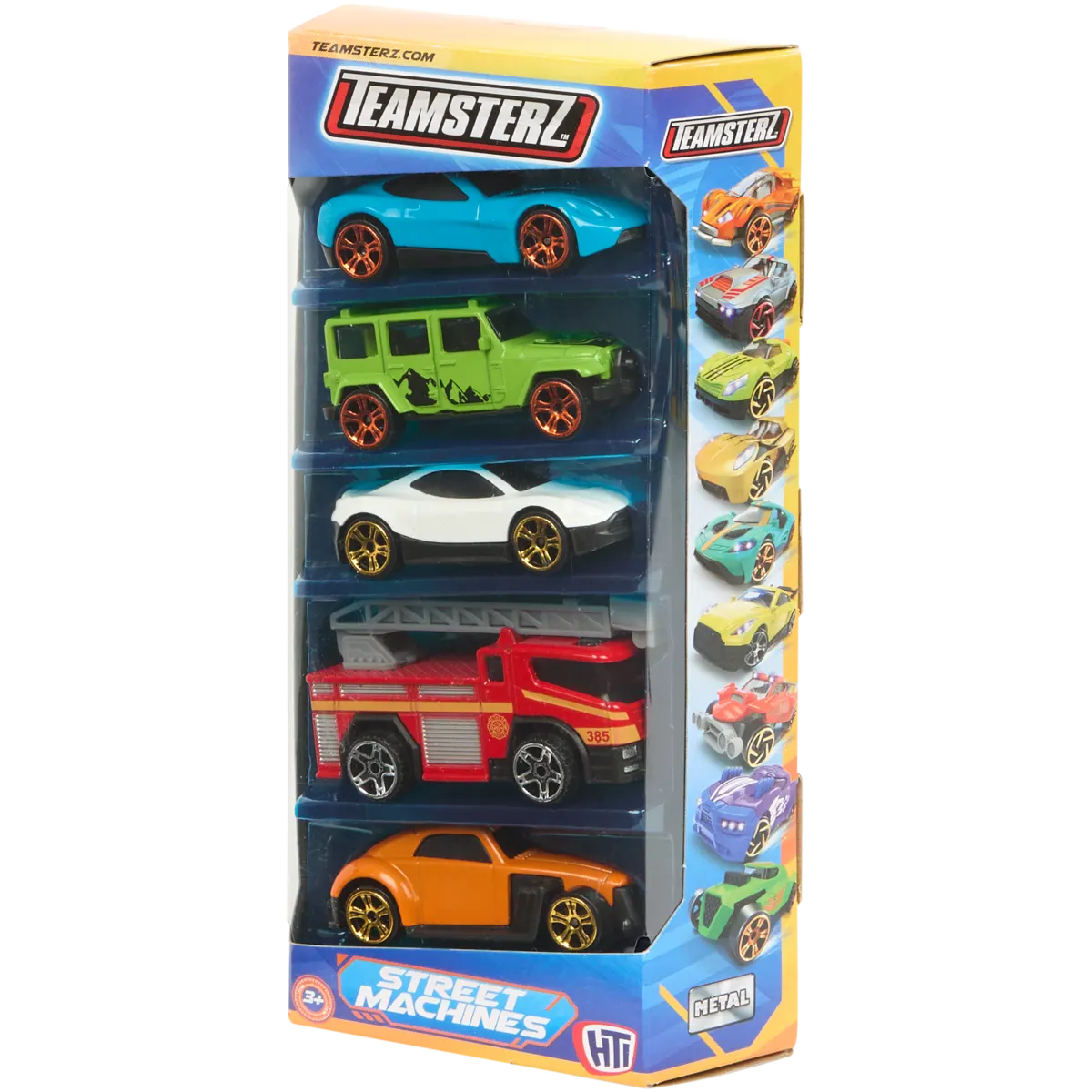 Burton スターターセット5点 Mașinuțe street racing Teamsterz Street Machines – 5 bucăți