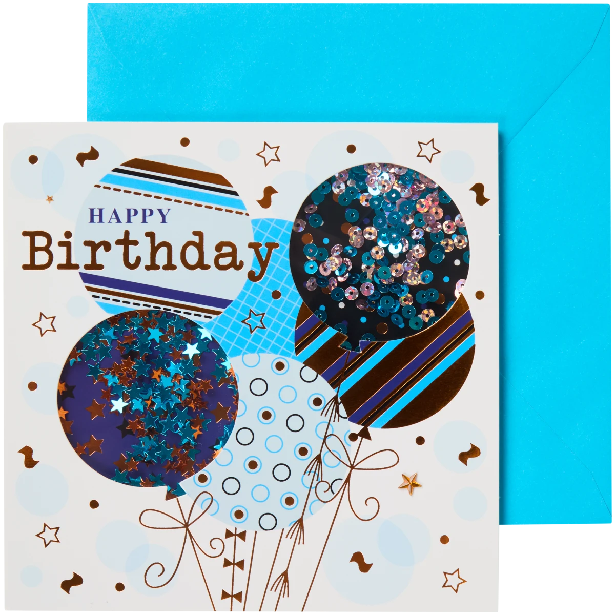 Concetto Felice Del Biglietto Di Auguri Per Il Compleanno, Coriandoli