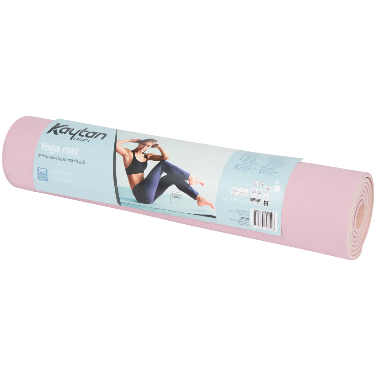 Tappetino yoga XTREXO EcoGrip 6mm green (TXO-B5C016-DG
