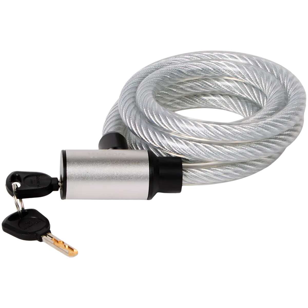 qeedo Antivol à câble pour remorques de vélo Bike Trailer Lock de [2,5m x 8mm] Antivol pour vélos