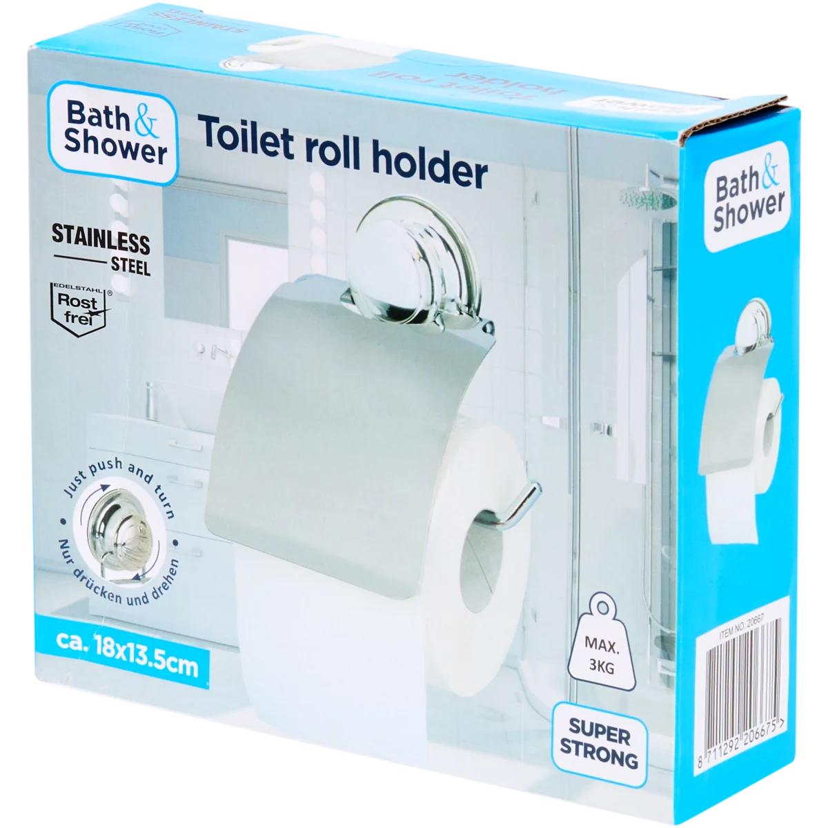 Toilettenpapierhalter – 18 x 13,5 cm
