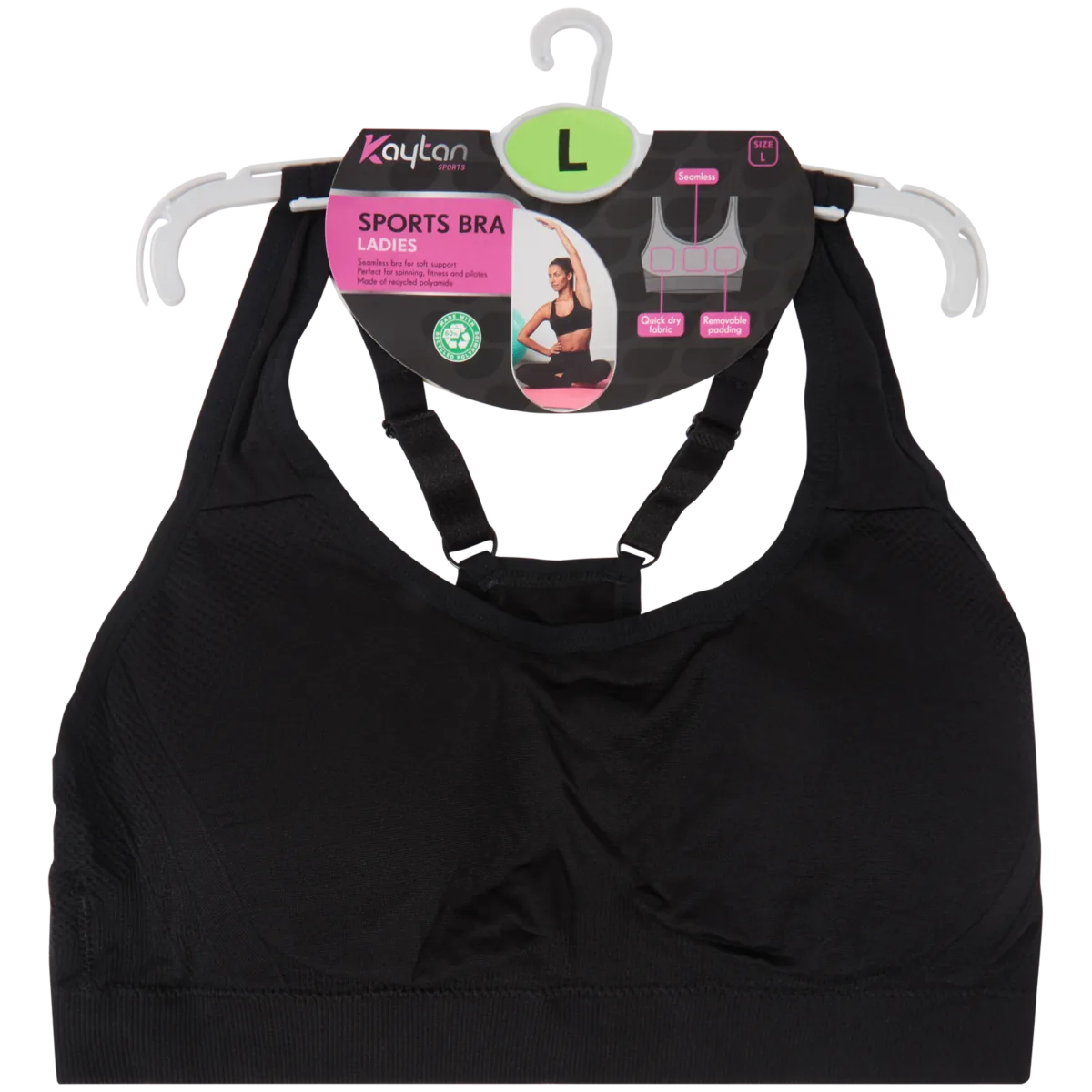 giu soutien-gorge brassière noir - Pain de Sucre