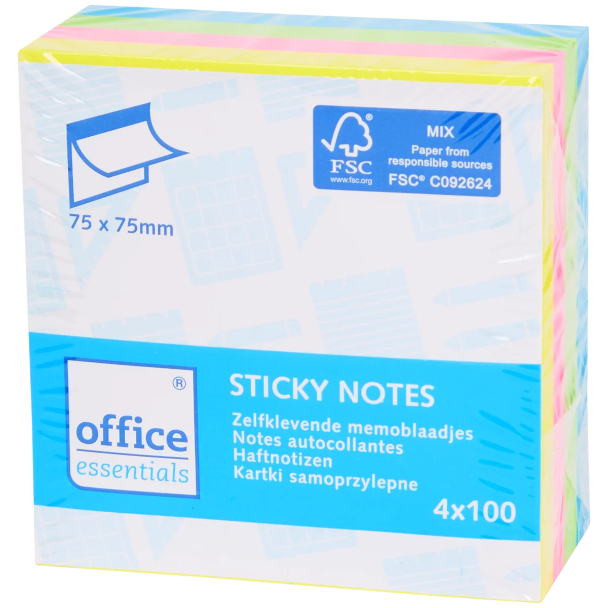 Set Foglietti Adesivi Con Penna - 2200 Pezzi, Colorati, Con Scatola PU, Per Studio E Ufficio