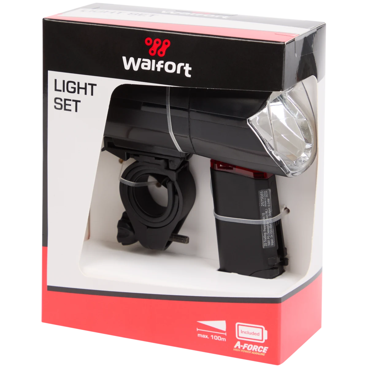 Kit d'éclairage de vélo - Lampes LED avec piles