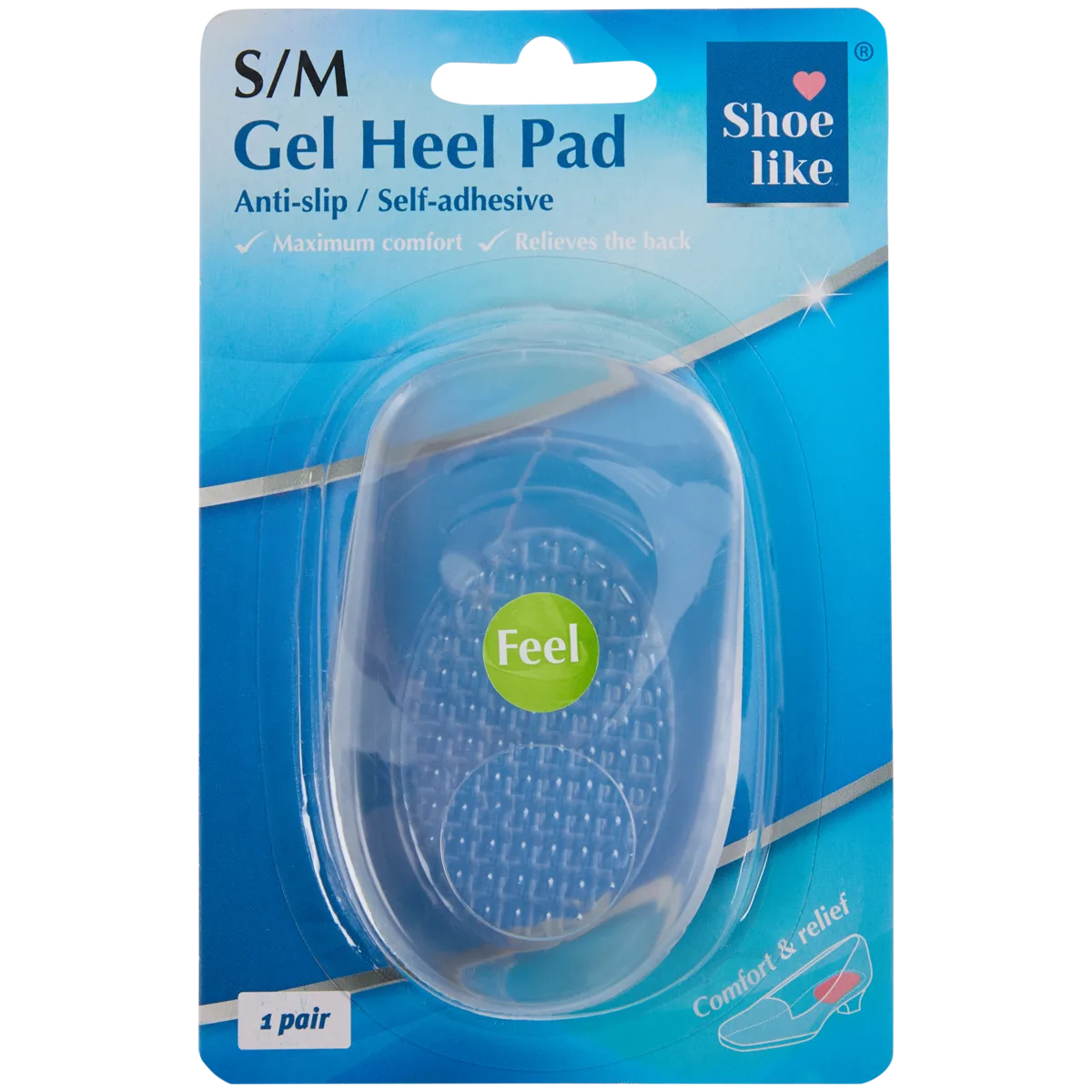 Coussinets en gel Shoe like Transparant Action FR