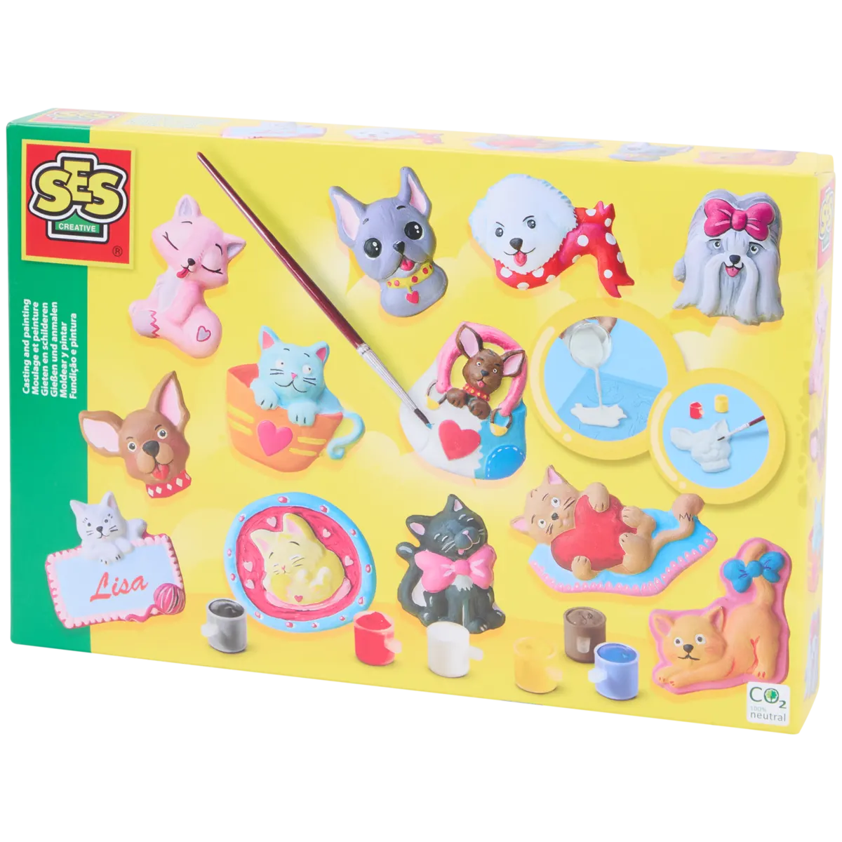 Kit Créatif Halloween Pour Enfants - Figurines En Plâtre à Peindre, Activité Manuelle Famille - 4